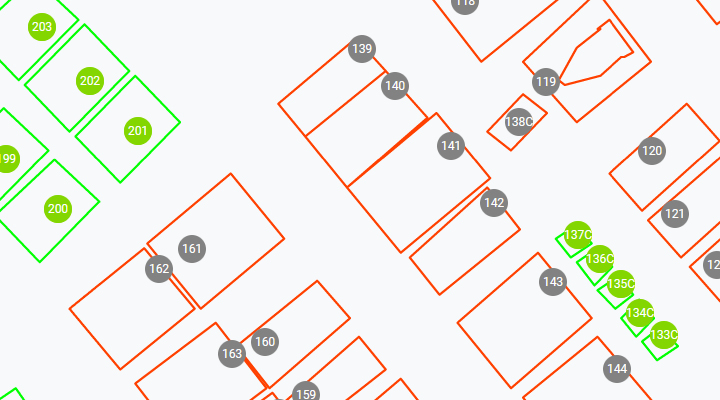 Cartographie du cimetière